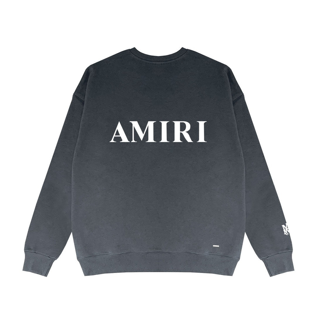 Amiri Core Logo Print Sweatshirt "Grey-White"