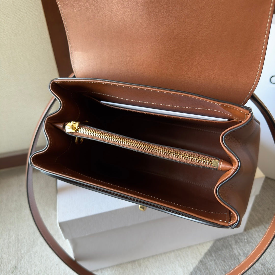 Celine Small 16 Bag in Natural Calfskin "Tan"