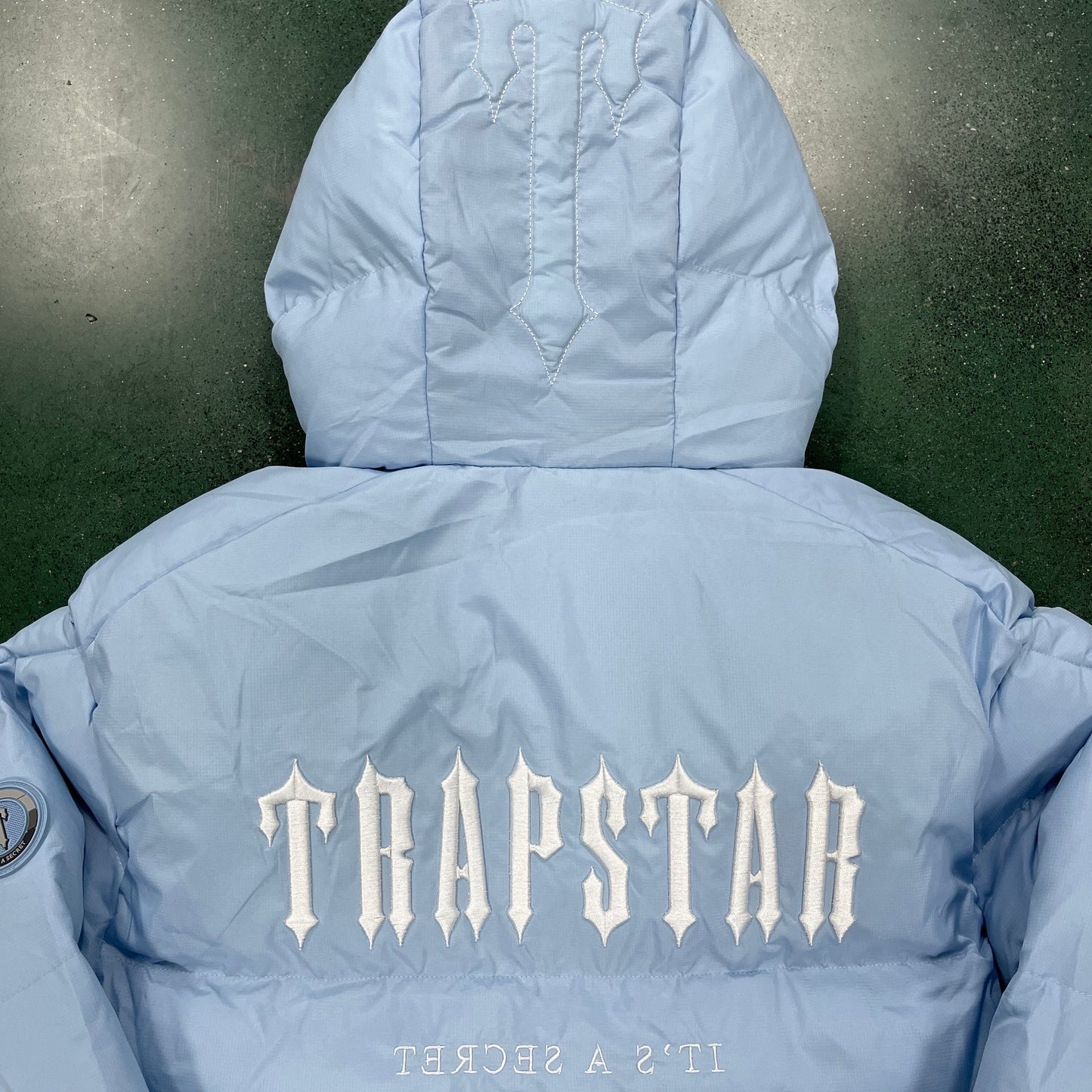 Trapstar Decoded 2.0 Down Jacket "Ice Blue"