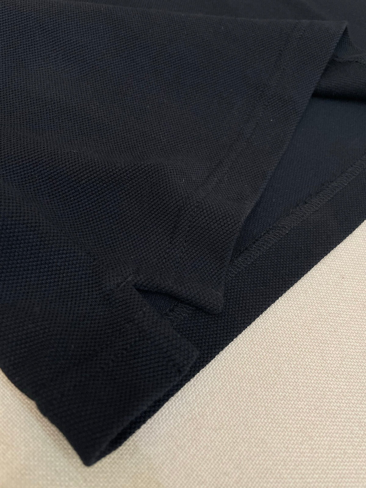 Gucci Cotton Piquet Polo Shirt with Embroidery "Black"