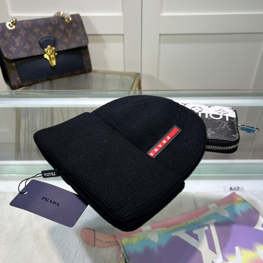 Prada Wool Beanie "Black"