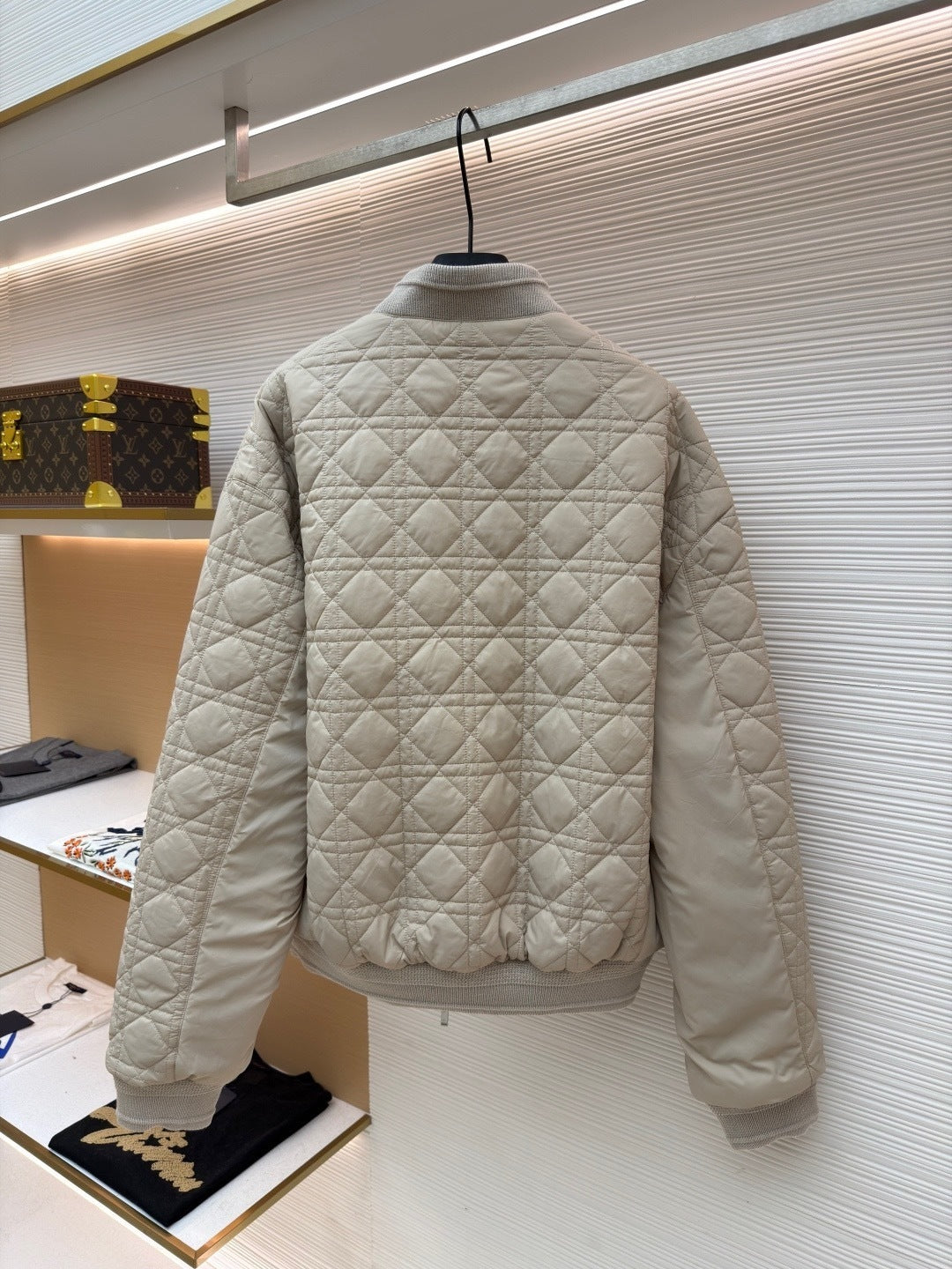 Dior Icons Reversible Bomber Jacket "Beige Cotton Twill "