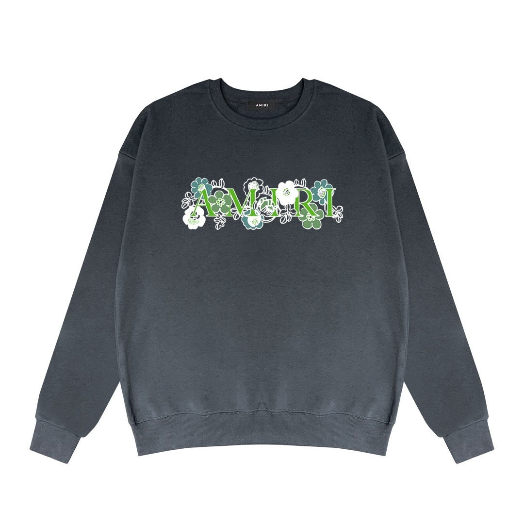 Amiri Floral Sweatshirt "Grey"
