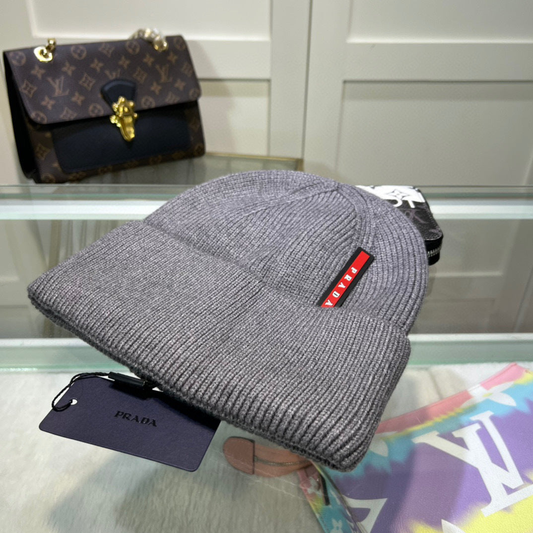 Prada Wool Beanie "Grey"