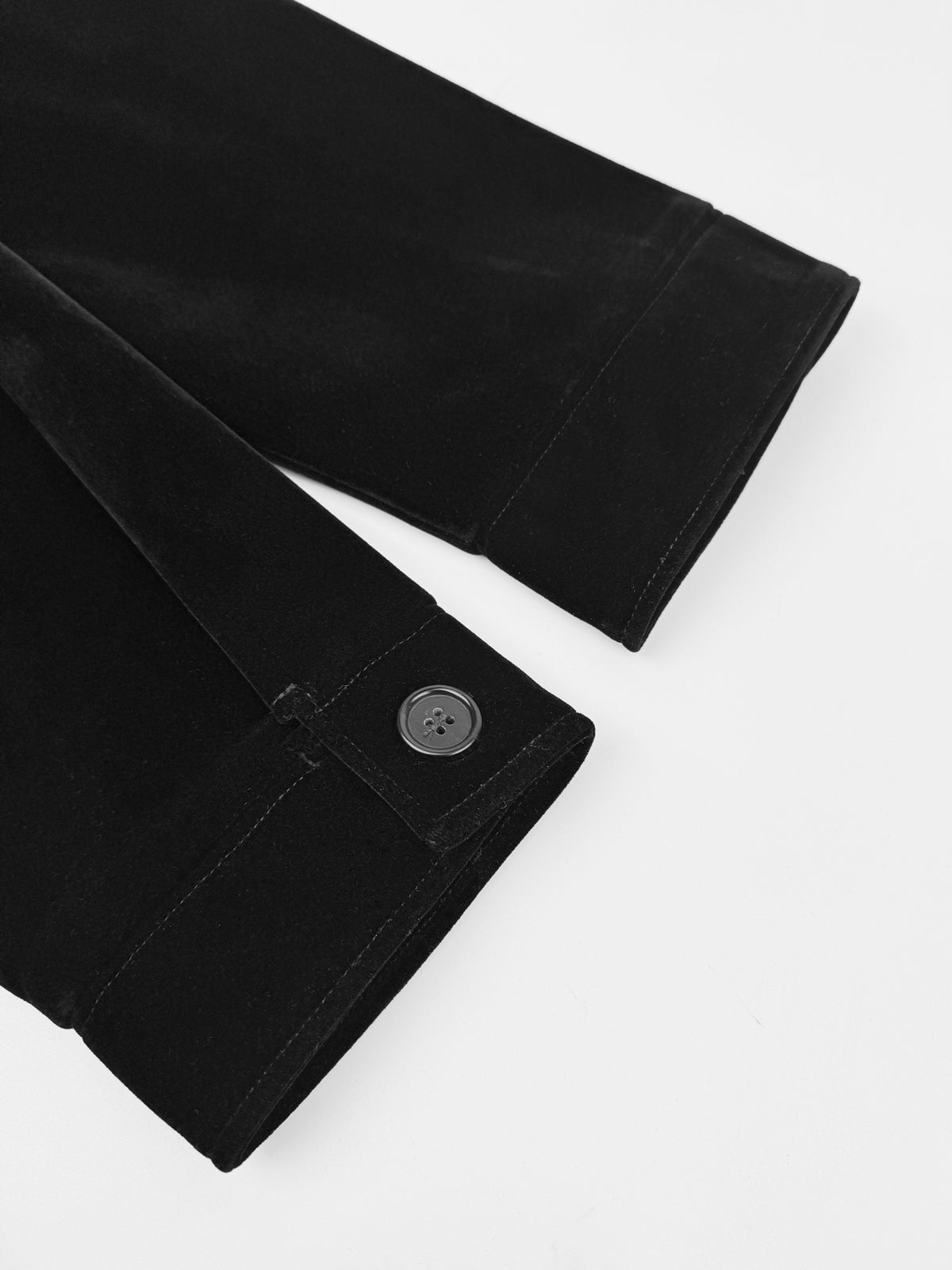 Prada Cotton Velvet Blouson Jacket "Black"