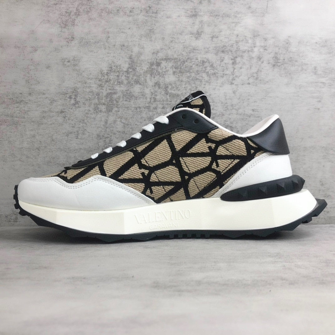 Valentino Garavani Netrunner "Black-Beige Monogram"