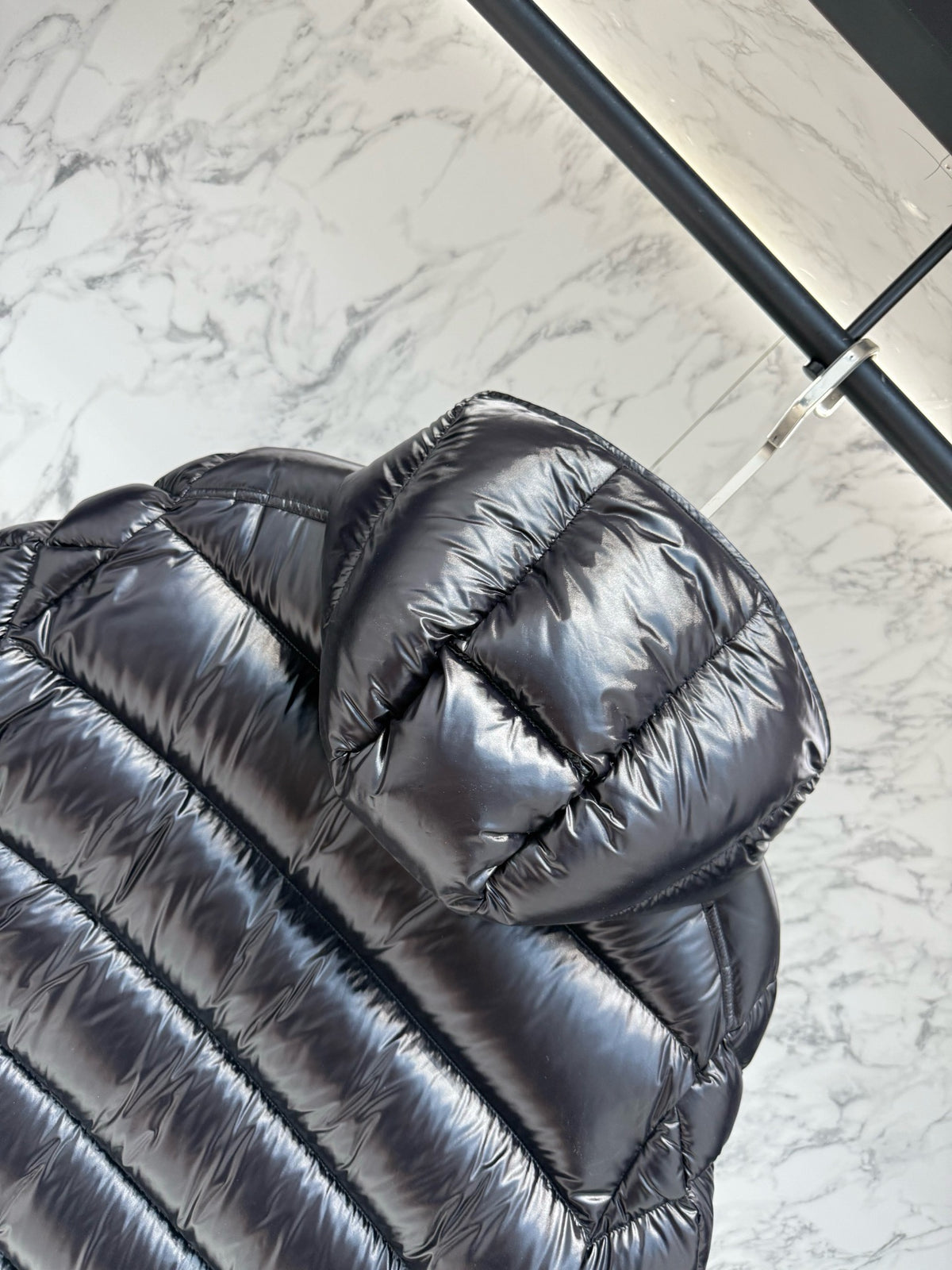 Moncler Maya Hooded Short Down Jacket "Black"