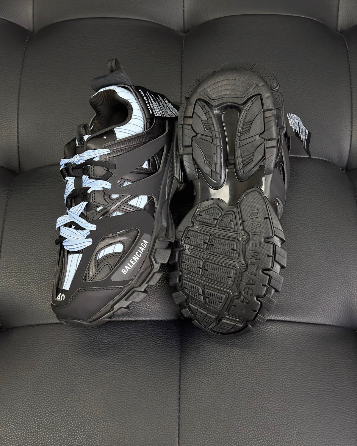 Balenciaga Track Shirt Sneaker "Black-Blue"