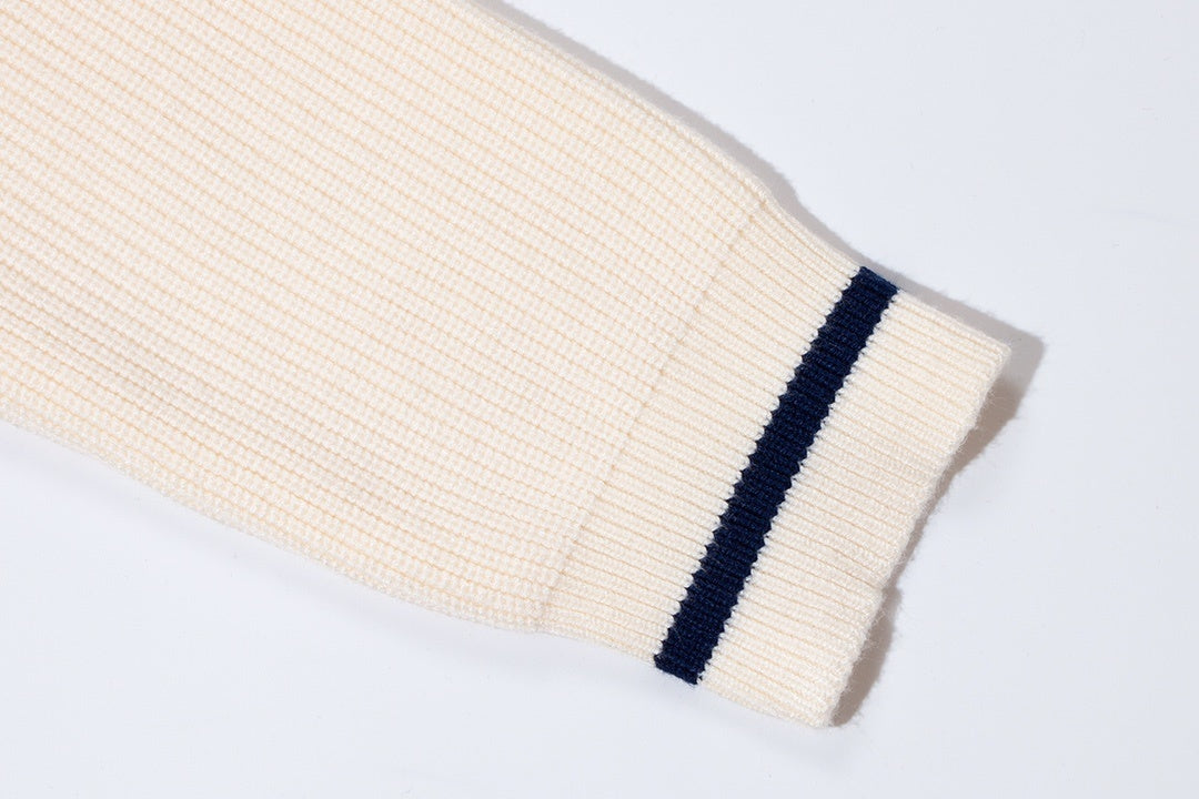 Gucci Cardigan "White-Black-Red"