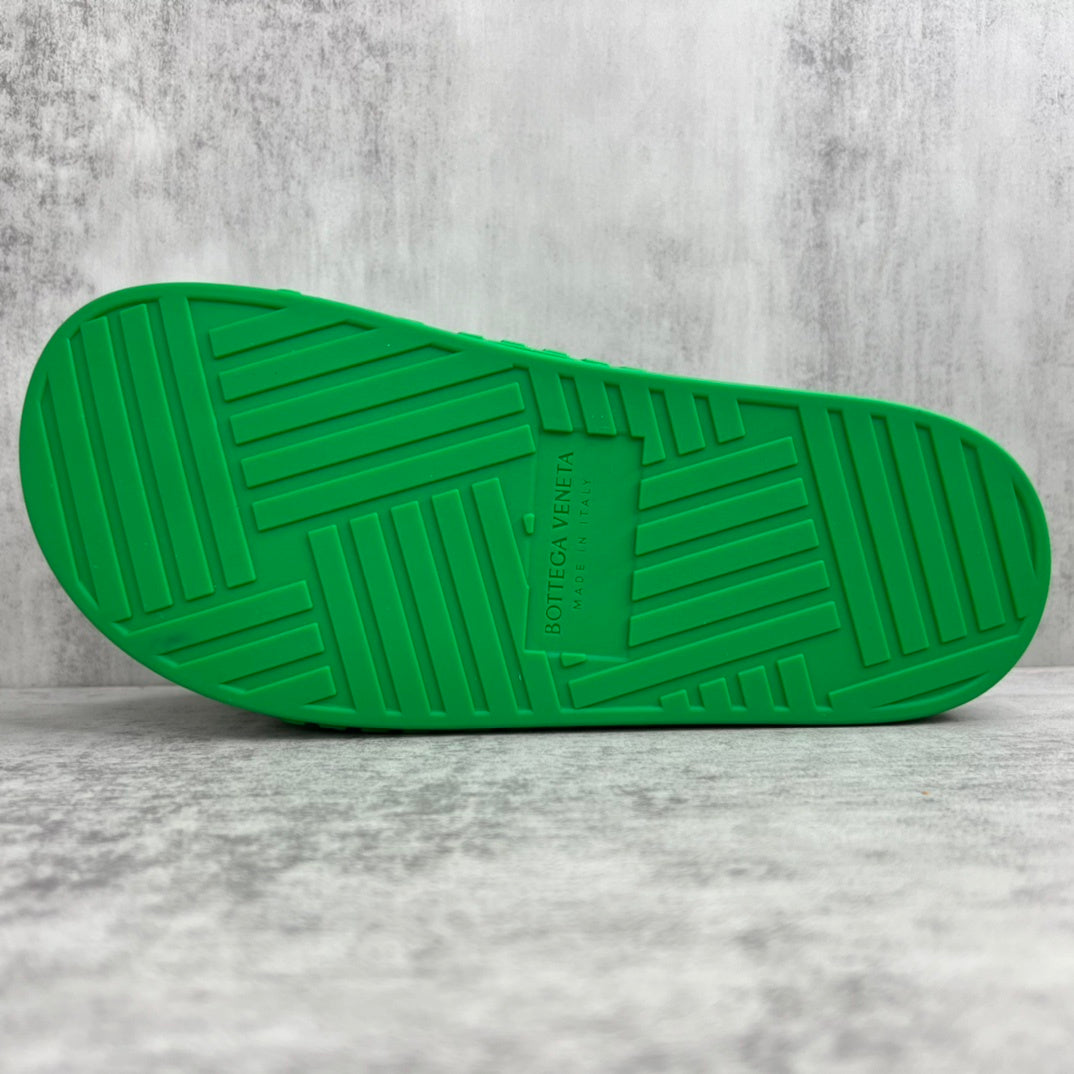 Bottega Veneta Slides "Green"