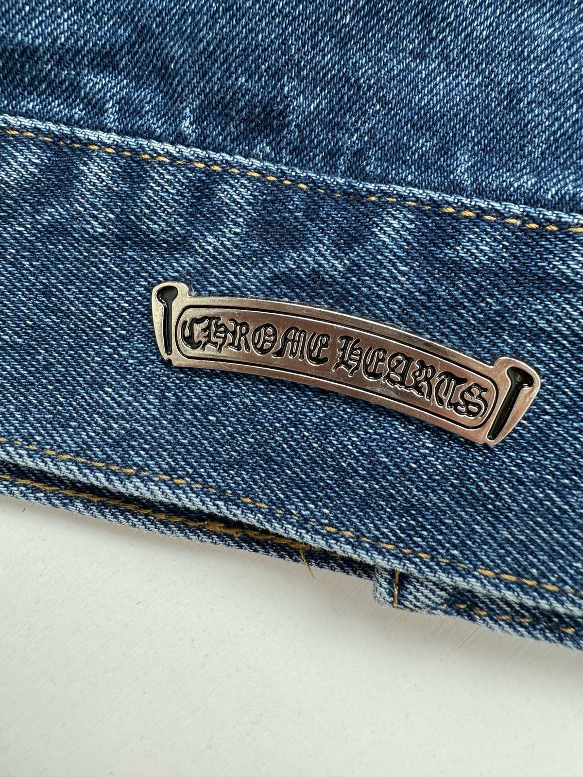 Chrome Hearts Cross Patches Denim Shirt