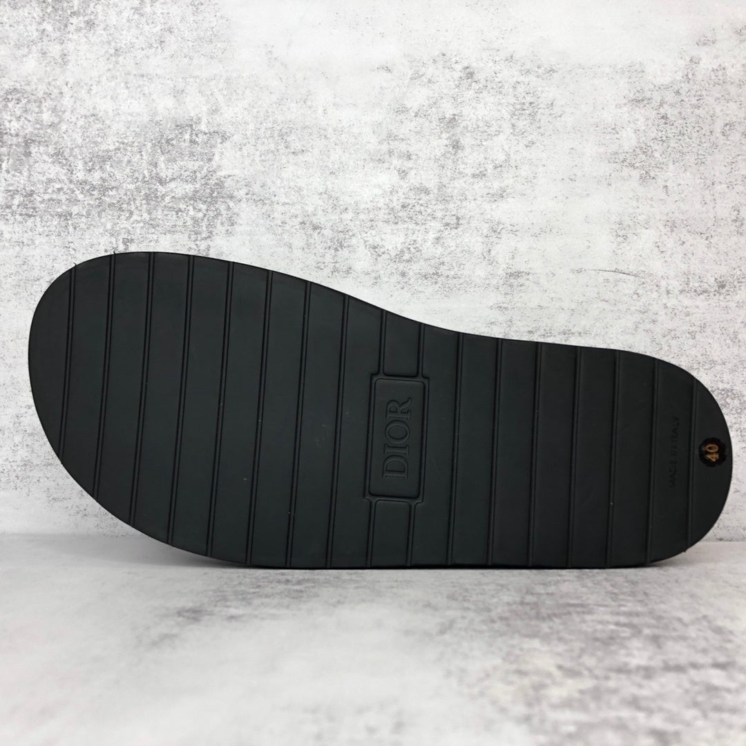 Dior Slides "Black-White-Blue"