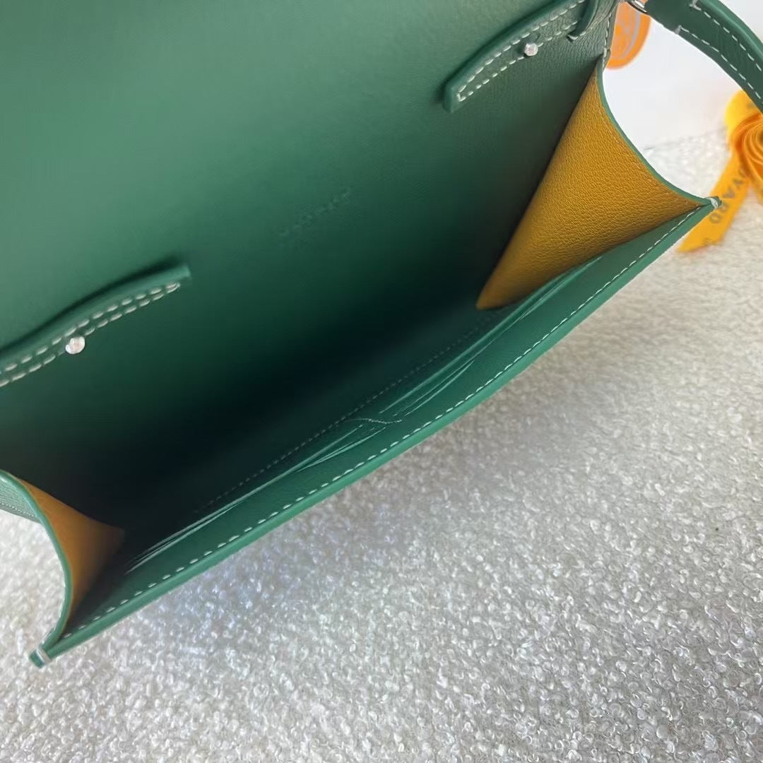 Goyard Goyardine Calfskin Chypre Wallet Pouch
