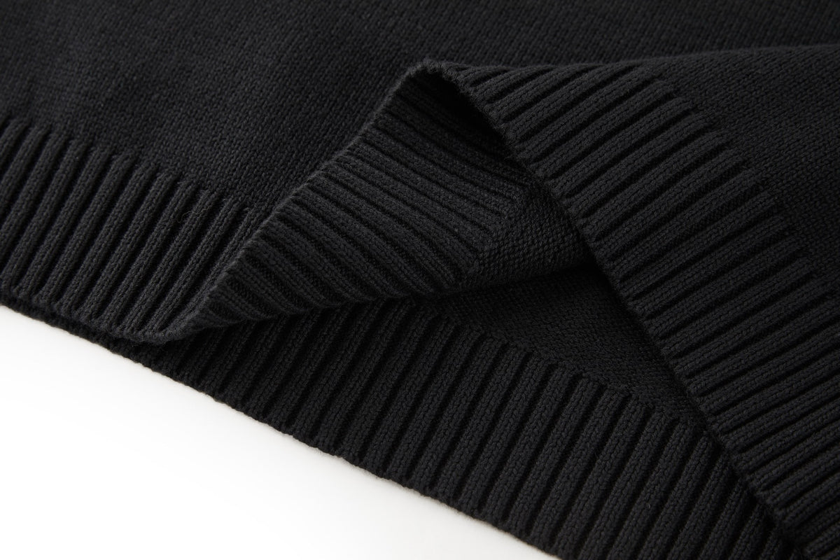 Moncler Wool & Cashmere Blend Jumper "Black"