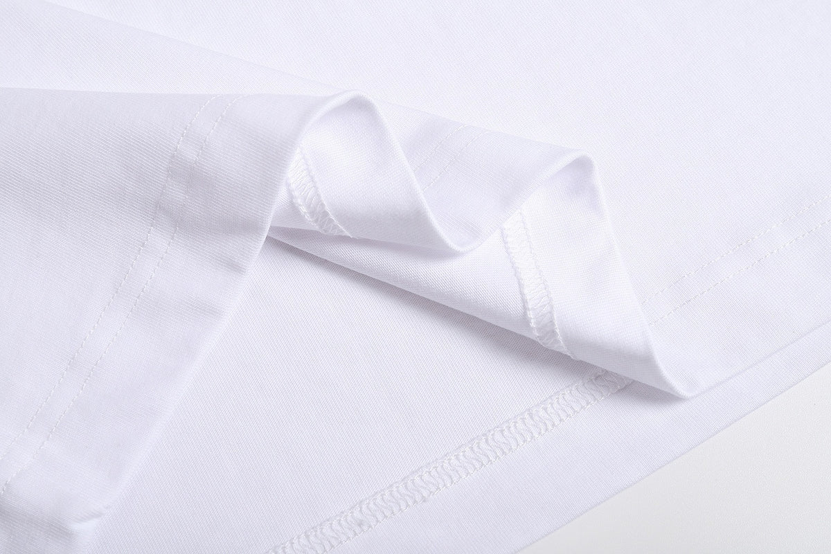 Dior x Lewis Hamilton Embroidered T-Shirt "White Cotton Jersey"