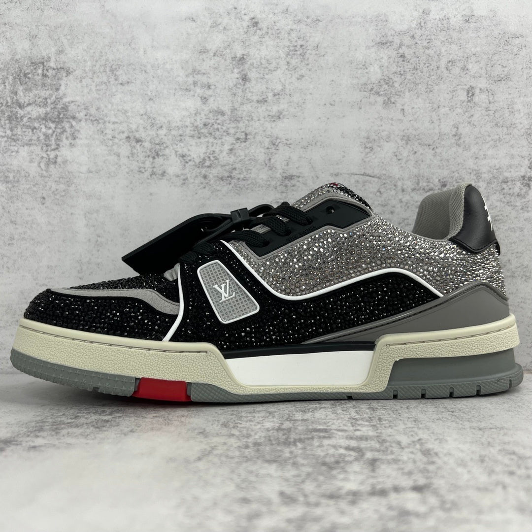Louis Vuitton Trainers "Black-Grey" Crystals