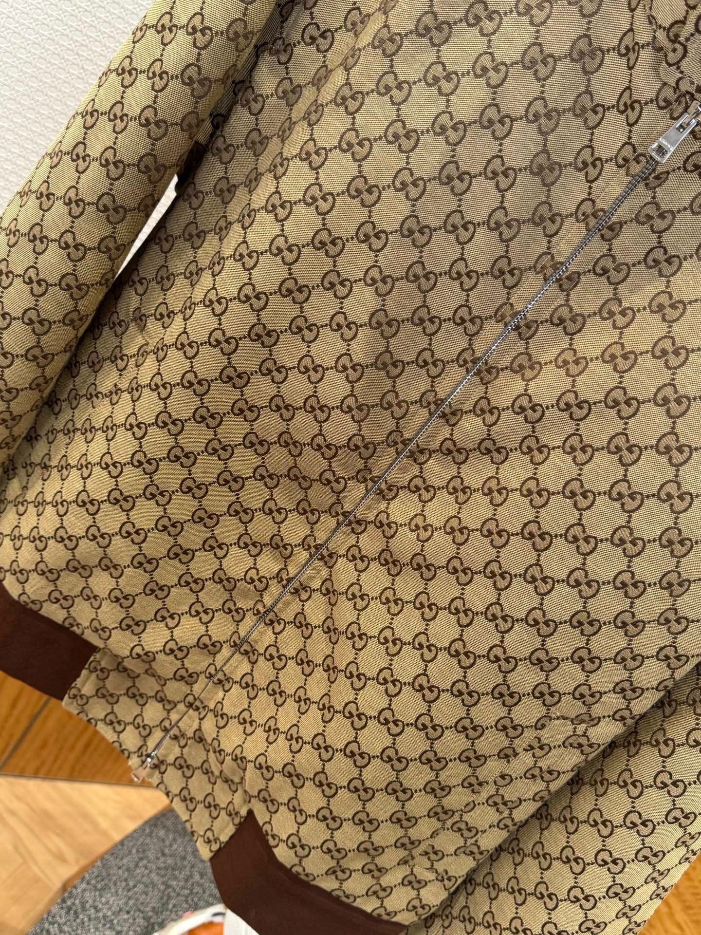 Gucci GG Canvas Bomber Jacket "Camel-Brown"