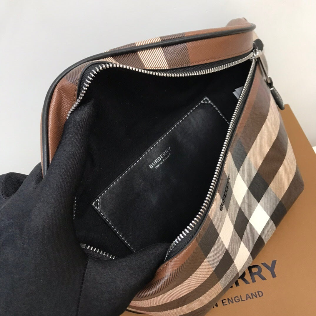Burberry Checkered Bum Bag