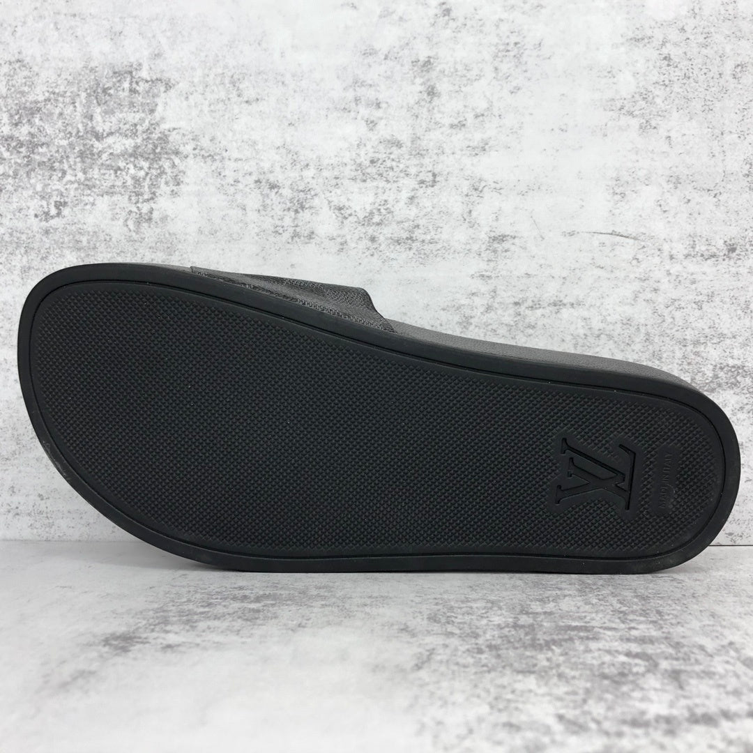 Louis Vuitton Slides "Black-Orange"