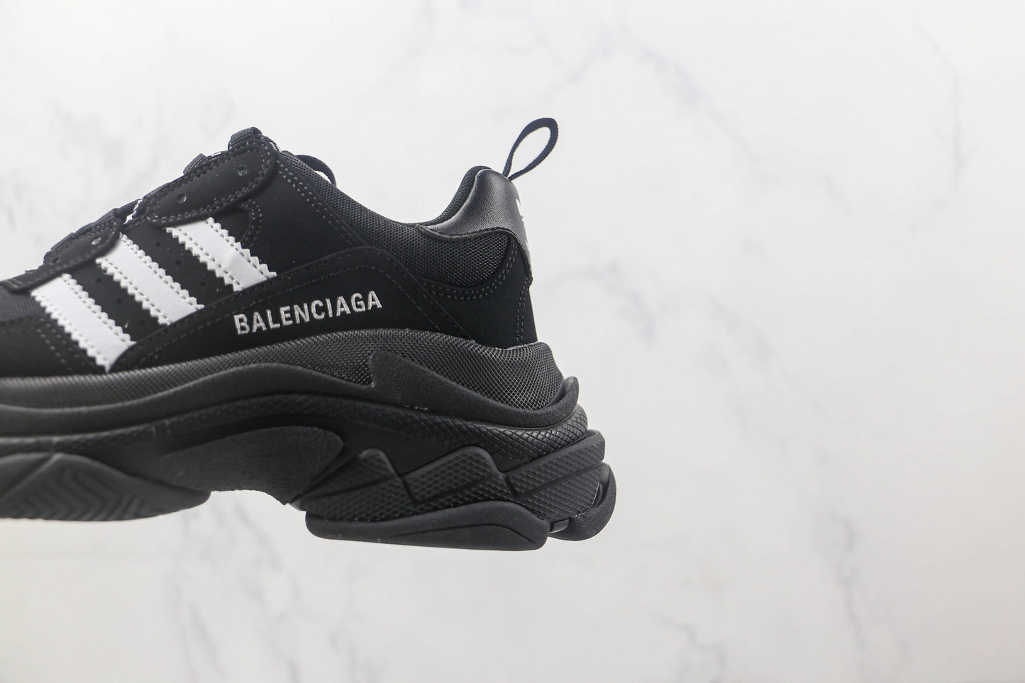 Balenciaga x Adidas Triple S "Black"