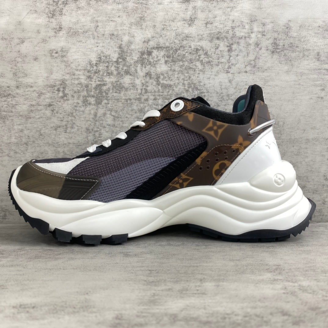 Louis Vuitton Run 55 "White-Black-Beige"