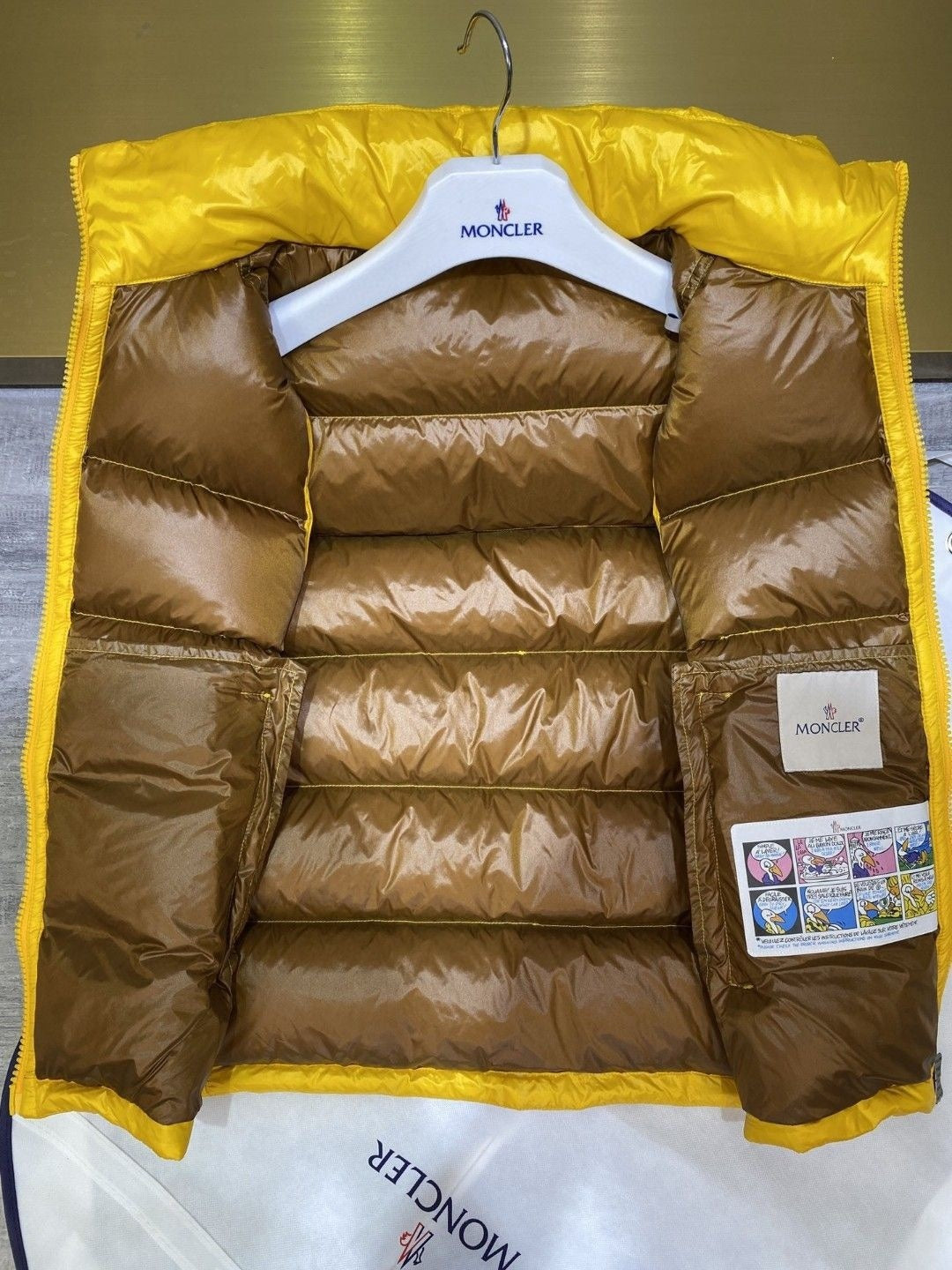 Moncler Bormes Down Vest "Yellow"