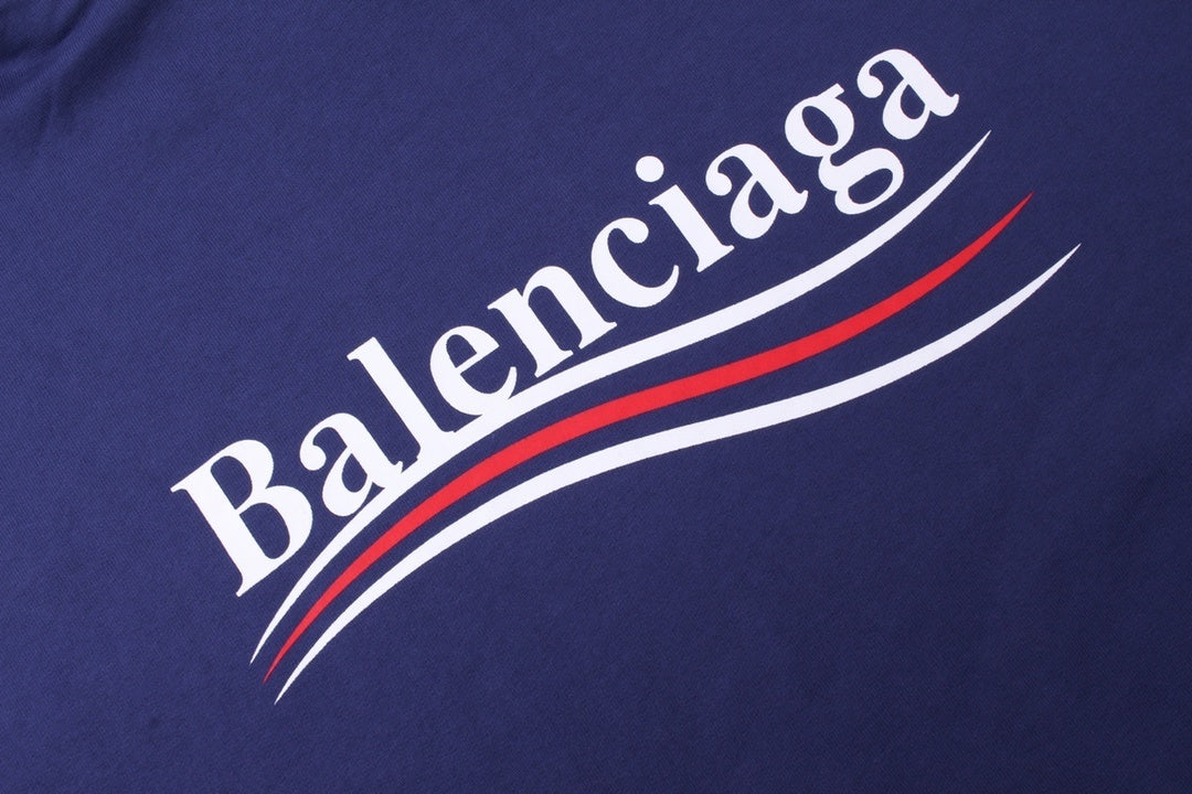 Balenciaga Political Campaign Hoodie "Blue"