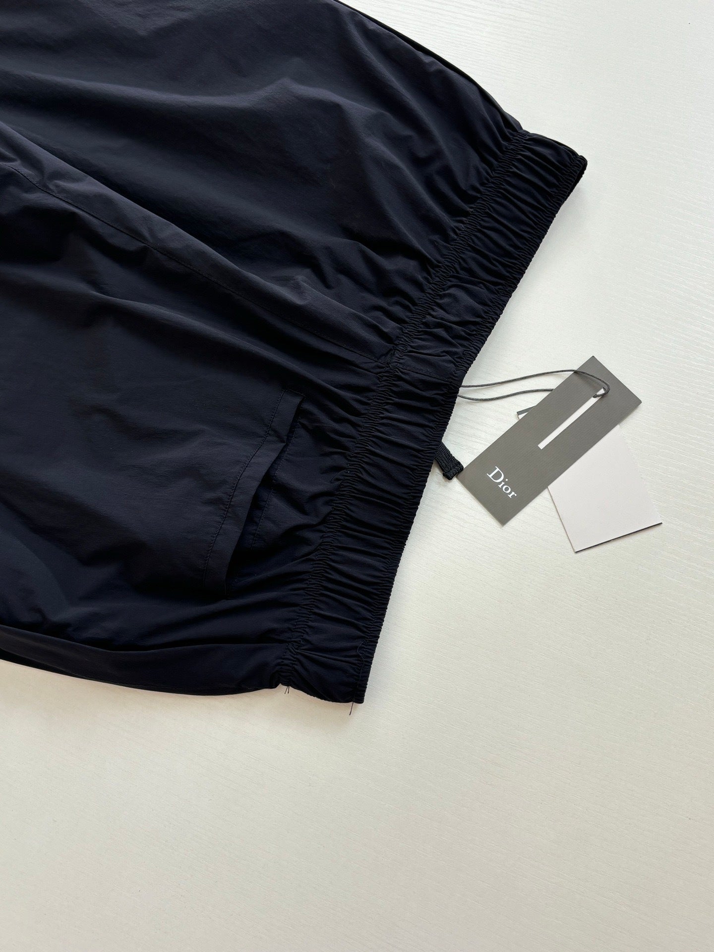 Dior Montaigne Embroidered Jogging Pants "Black Technical Canvas"