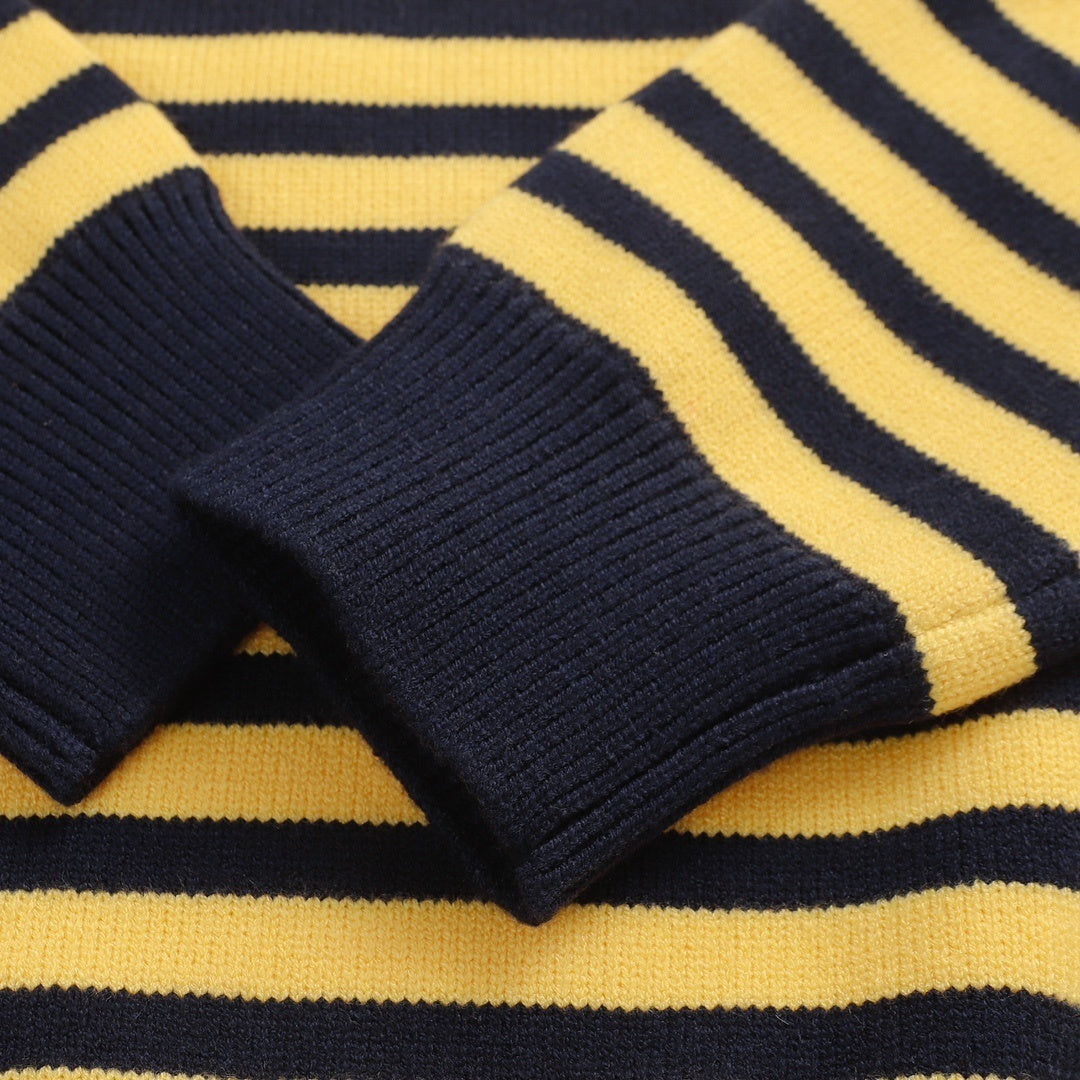 Gucci Striped Sweater "Black-Yellow"