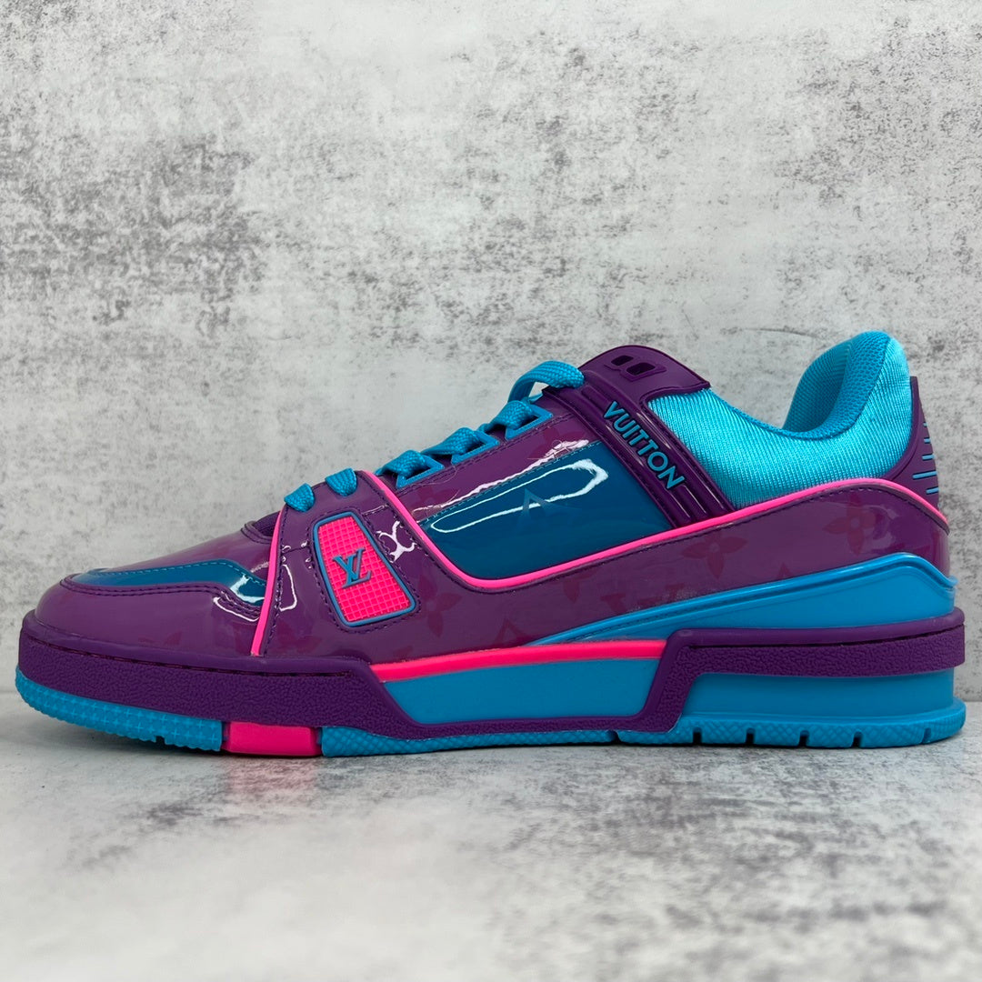 Louis Vuitton Trainers "Purple-Teal"