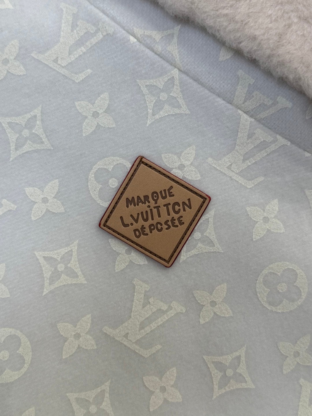 Louis Vuitton Monogram Blouson With Shearling Collar "Beige"