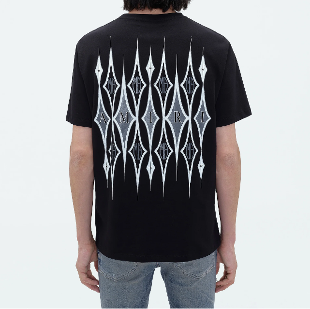 Amiri Argyle T-Shirt "Black"