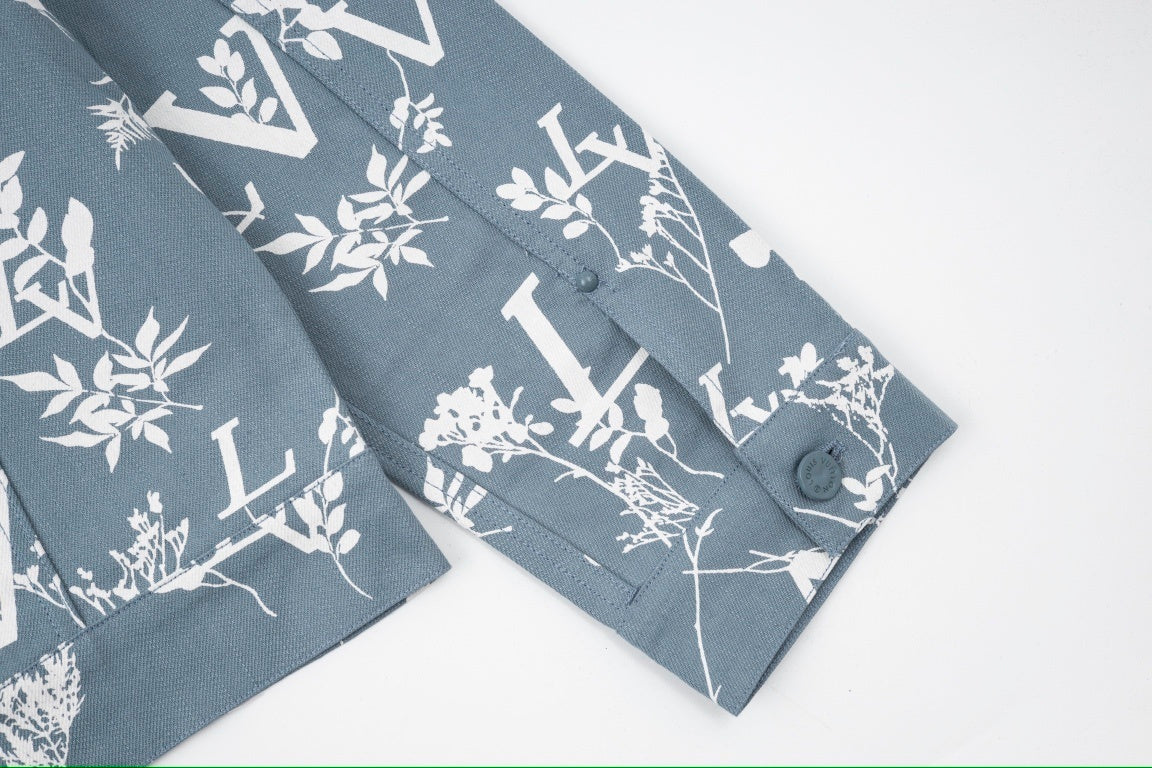 Louis Vuitton Floral Denim Jacket