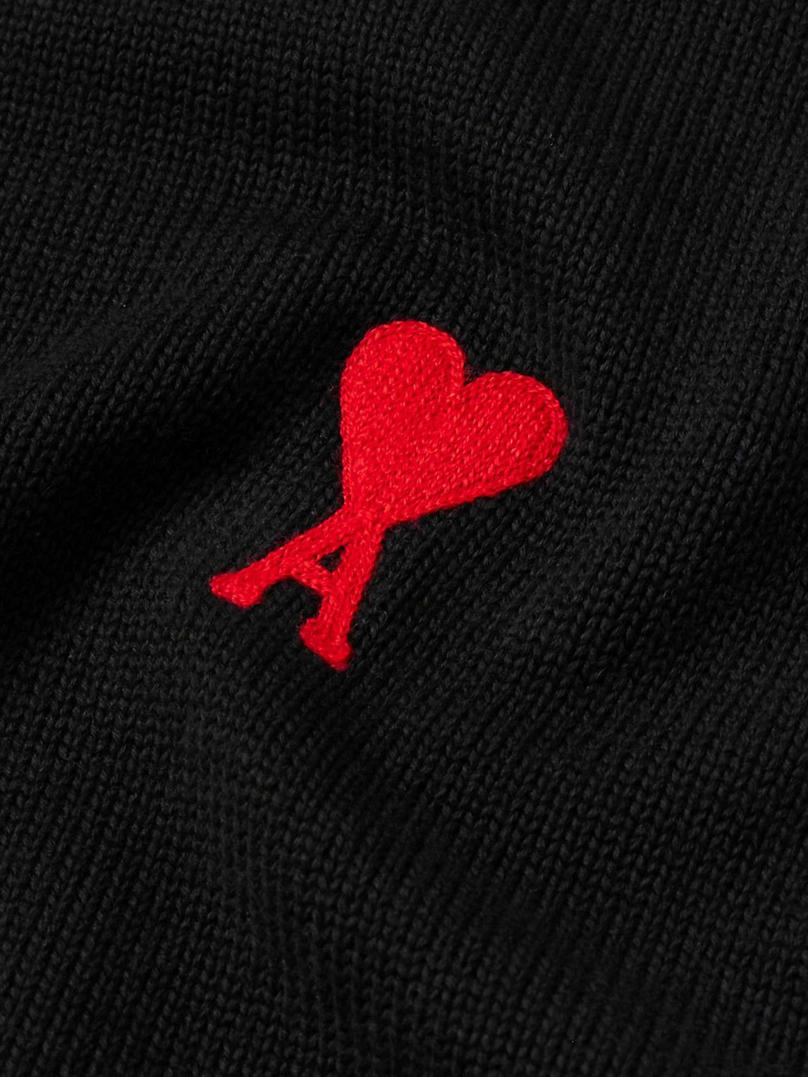 AMI Paris Ami De Coeur Sweater "Black"
