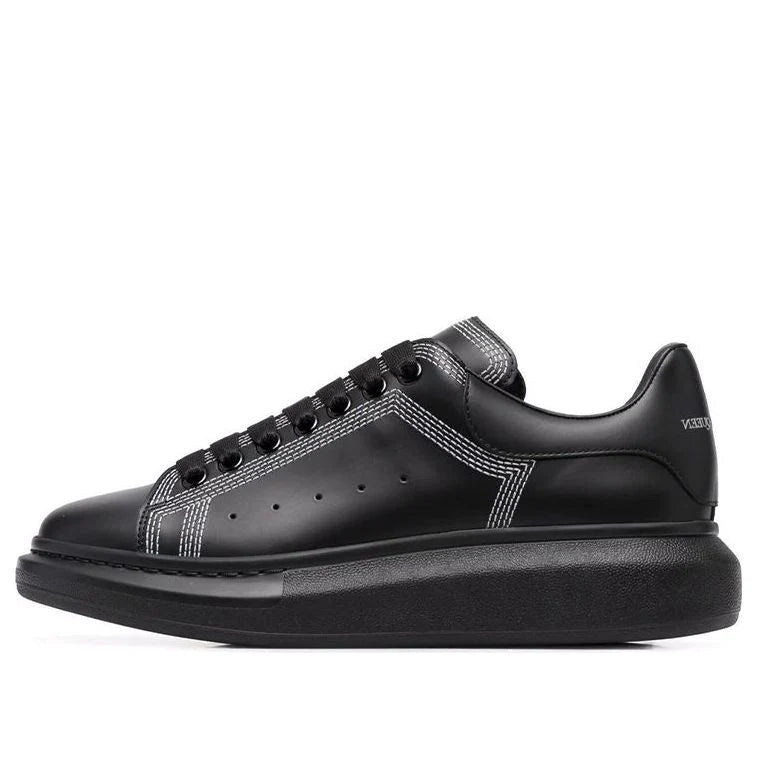 Alexander McQueen Oversized "Embroidered-Black-Silver"
