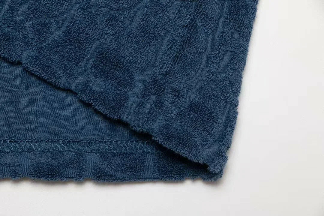 Dior Monogram Jacquard Toweling Shorts "Blue"