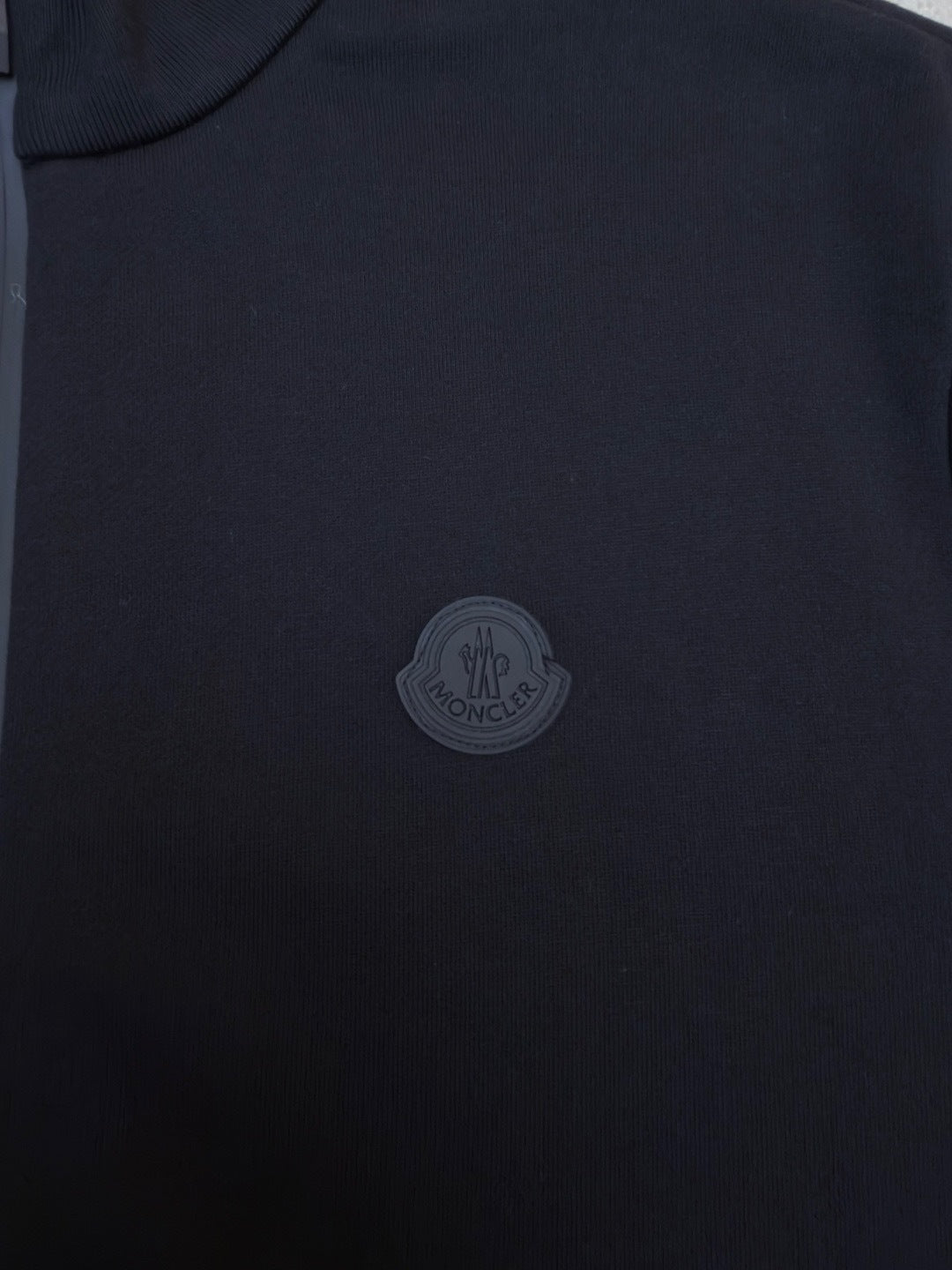 Moncler Zip-Up Sweatshirt "Black"