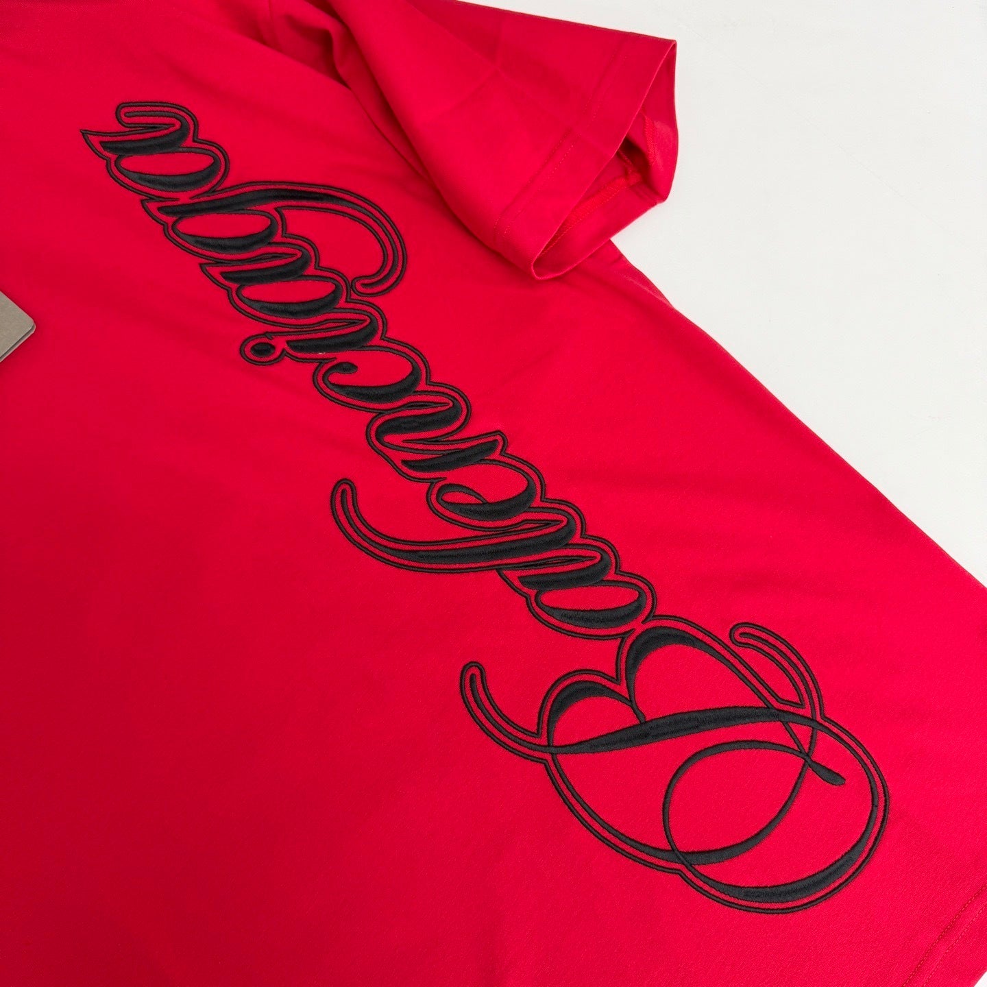Balenciaga Cursive T-Shirt "Red"
