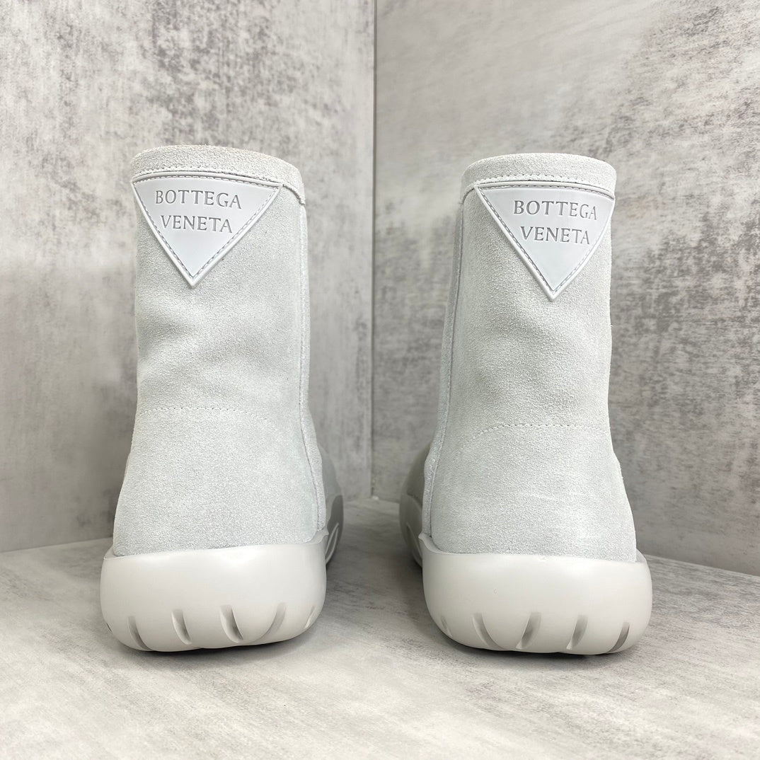 Bottega Veneta Snap Ankle Boot "Grey"