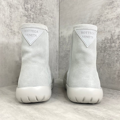 Bottega Veneta Snap Ankle Boot "Grey"