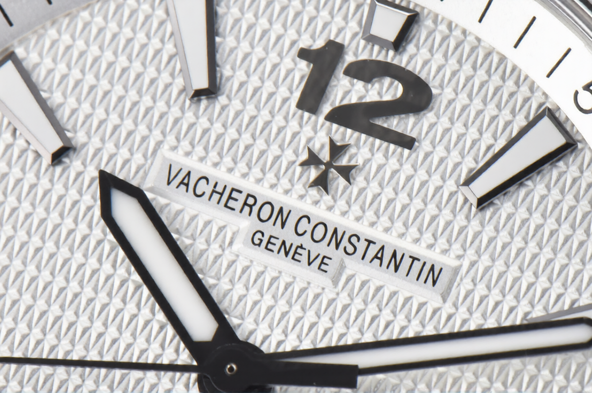 Vacheron Constantin 42mm Black Rubber Strap White Dial