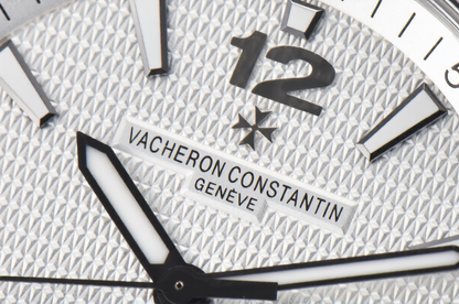 Vacheron Constantin 42mm Black Rubber Strap White Dial