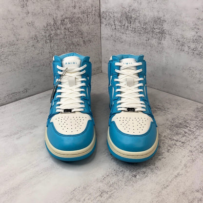 Amiri Skel Top High "White-Blue"