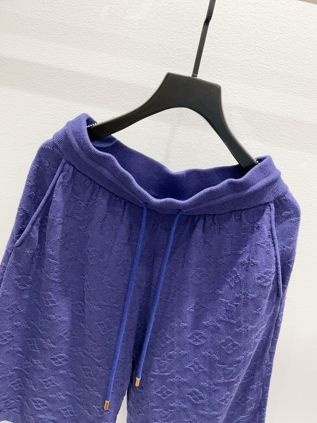 Louis Vuitton Monogram Shorts "Blue"