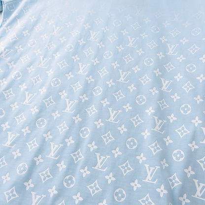 Louis Vuitton Gradient Monogram T-Shirt "Baby Blue-White"
