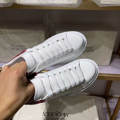 Alexander McQueen Oversized "White-Pink Glitter"