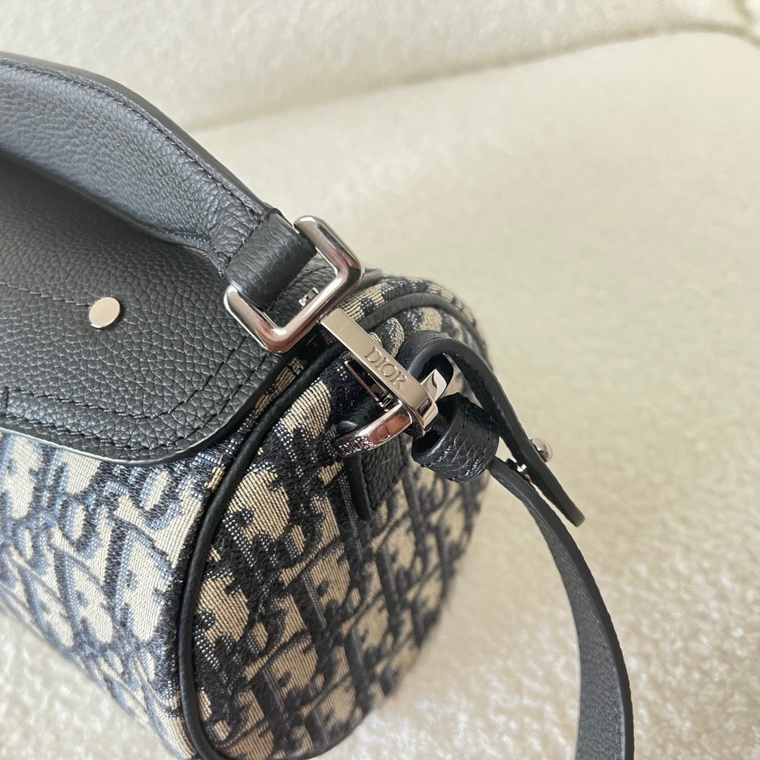 Dior Oblique Mini Roller Bag With Strap