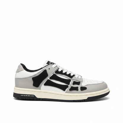 Amiri Skel Top Low "White-Grey-Black"