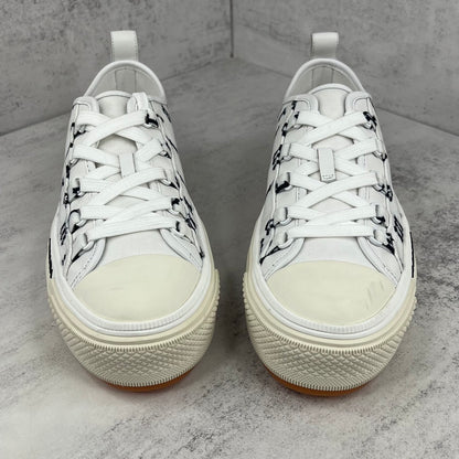 Amiri Court Low "White-Black Old English"