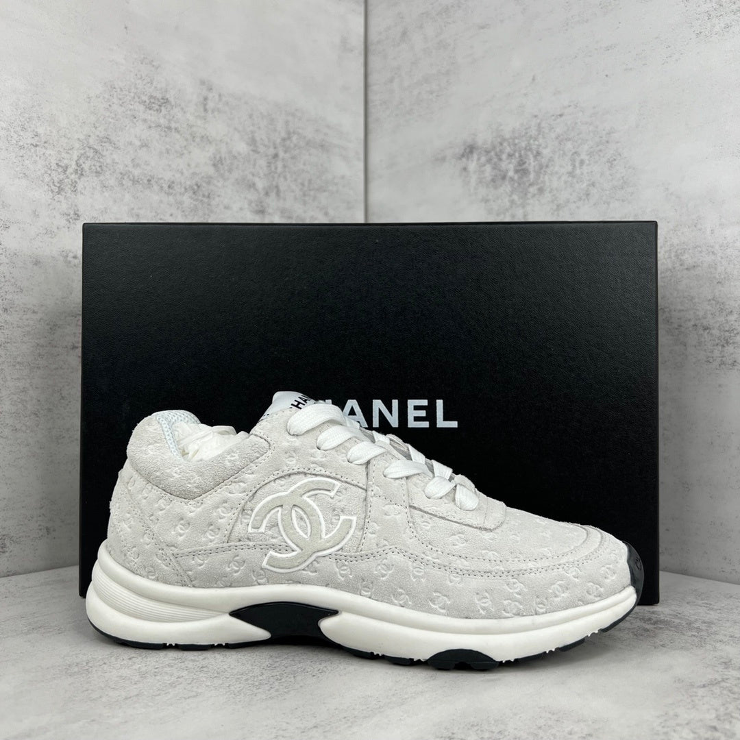 Chanel 22A "Grey All Over Logo"